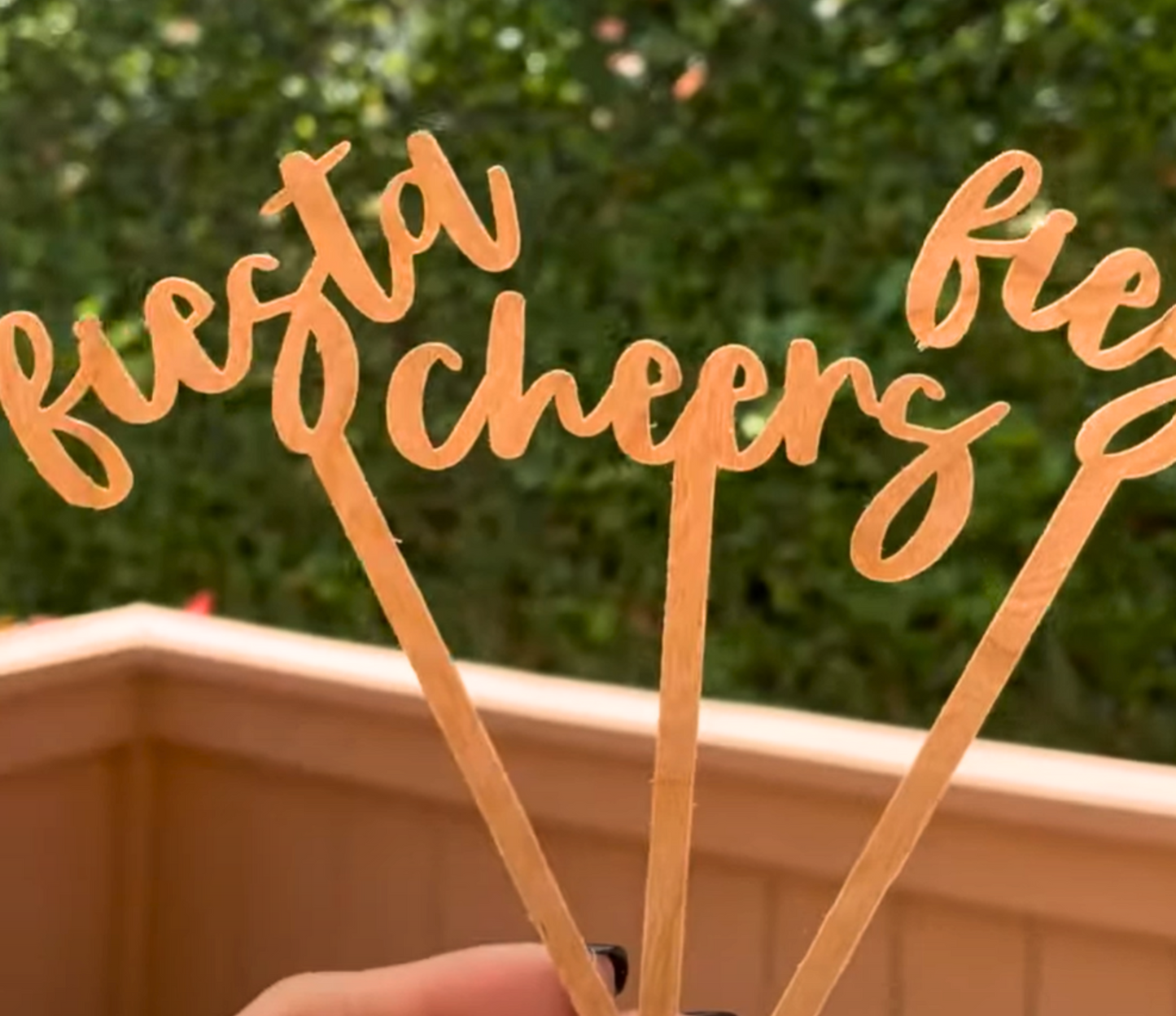 Personalized Premium Handmade Drink Stirrers