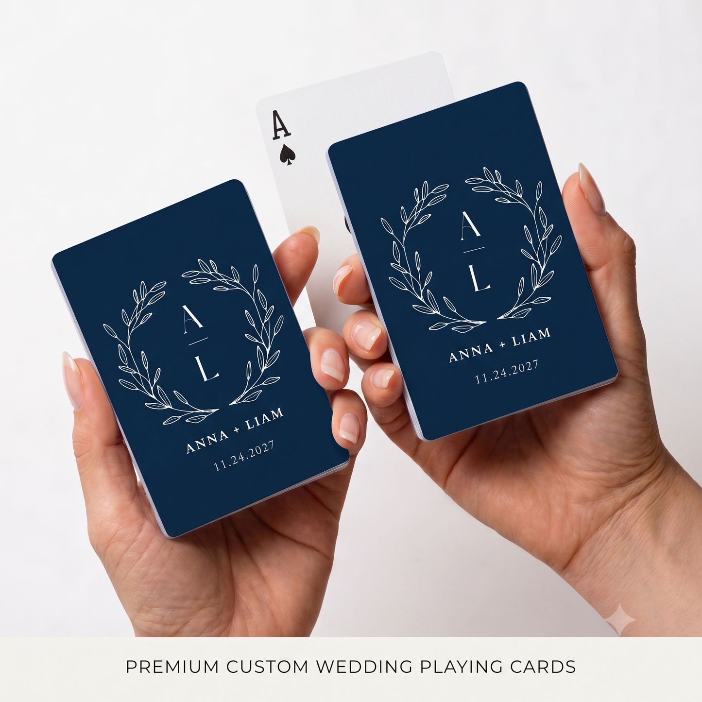 Custom Wedding Playing Cards - Personalized Bulk Favors (Sets of 5+)