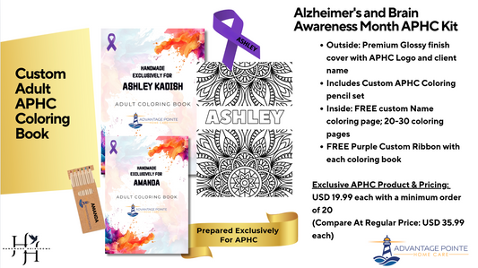 Custom Listing for APHC: Personalized Handmade Coloring Book with Logo